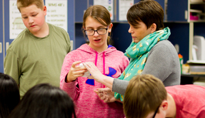  Woodland Middle School students create art by getting their hands dirty with ceramics
