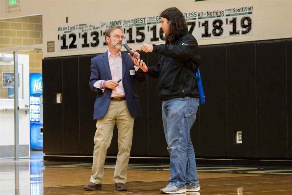 Woodland High School students learn the dangers of distracted driving