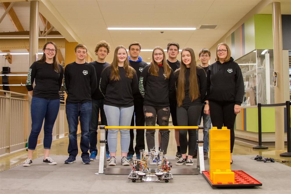 Woodland High School’s Beaver Bots, the school’s FIRST robotics team, qualified for and competed in State Finals
