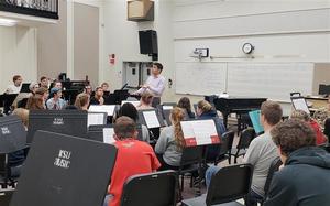 Woodland High School student musicians experienced life as music majors at Washington State University and the University of Idaho