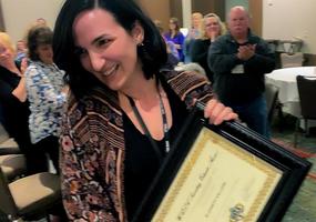 Elizabeth Vallaire, Woodland’s TEAM High School Teacher, selected as Secondary Alternative Learning Teacher of the Year
