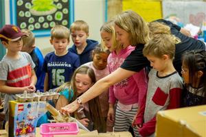 Explorience empowers students at Woodland Primary School to learn science and social studies by becoming explorers, astronauts, aviators, and more!