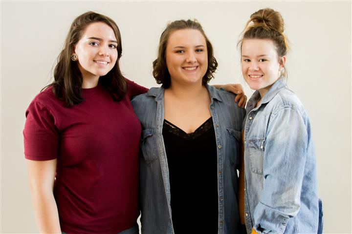 Audrey Moir (senior), Julea Orem (senior) and Vanessa Hansen (junior) signed up for free screening to stay up-to-date on their health. Audrey Moir (senior), Julea Orem (senior) and Vanessa Hansen (junior) signed up for free screening to stay up-to-date on their health.